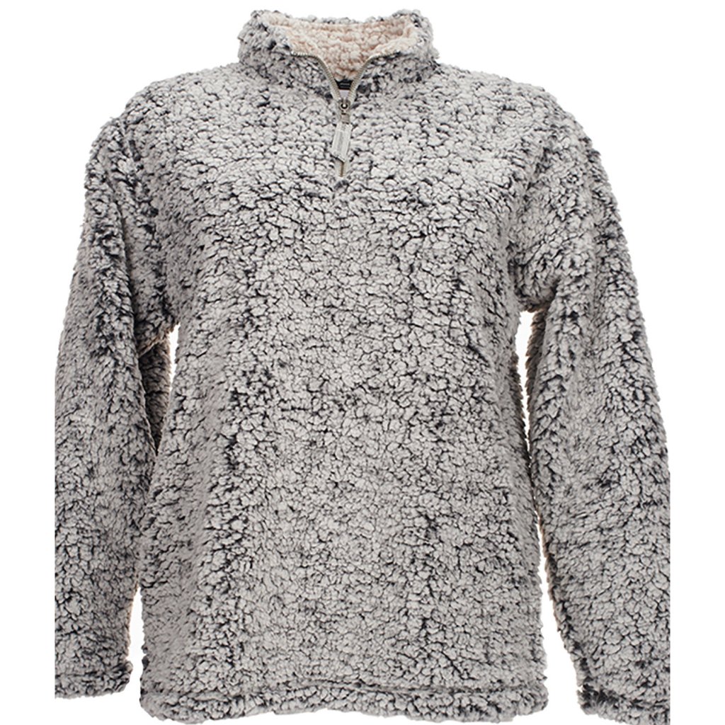 J America Youth Epic Sherpa 1/4 Zip - Ja8462 - Black Heather